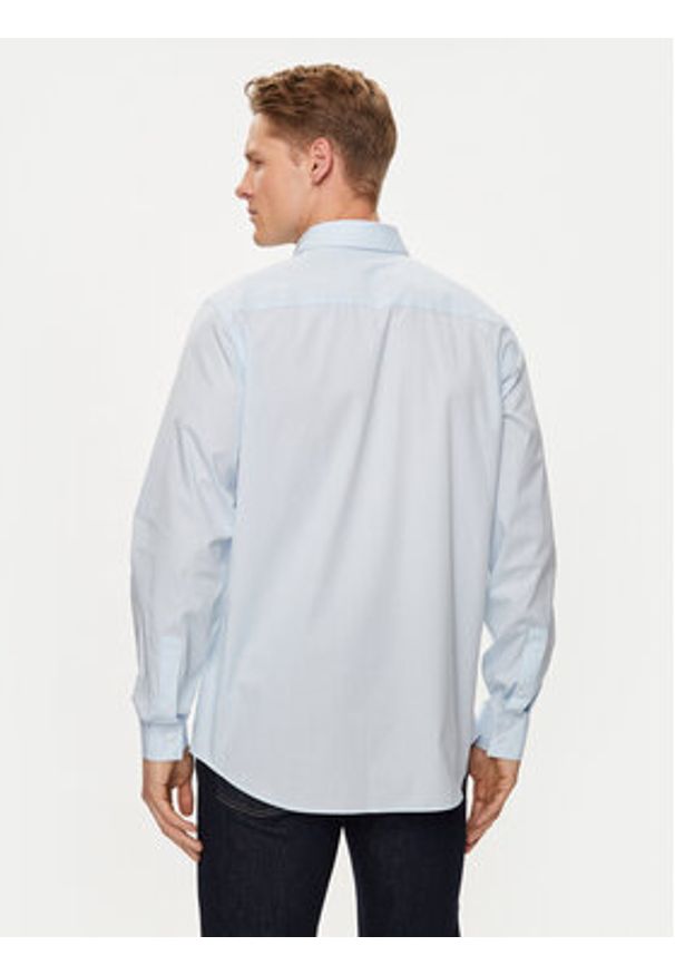 Calvin Klein Koszula K10K113491 Niebieski Slim Fit. Kolor: niebieski. Materiał: bawełna