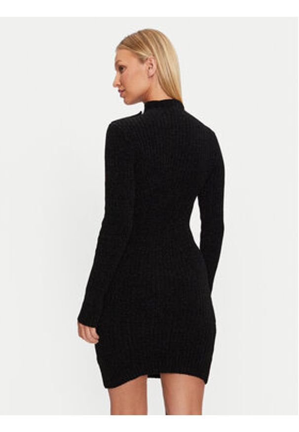 Guess Sukienka dzianinowa Keily W4BK27 Z3JE0 Czarny Regular Fit. Kolor: czarny. Materiał: syntetyk