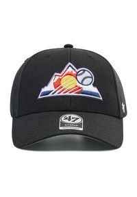 47 Brand Czapka z daszkiem MLB Colorado Rockies B-MVP27WBV-BKI Czarny. Kolor: czarny. Materiał: wełna, materiał #4