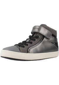 Geox - Buty GEOX J KALISPERA Szary. Kolor: szary. Materiał: syntetyk, tkanina. Sport: turystyka piesza