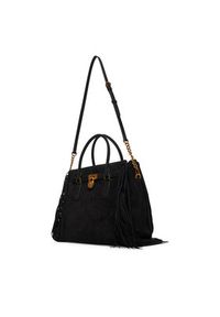 MICHAEL Michael Kors Torebka Hamilton Moderne 30F5ANXS3S Czarny. Kolor: czarny. Materiał: skórzane, zamszowe