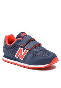 New Balance Sneakersy PV500PN1 Granatowy. Kolor: niebieski. Materiał: skóra