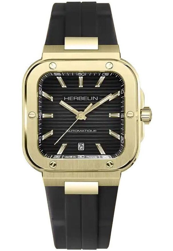 Zegarek Gino Rossi Zegarek męski Herbelin 1646P1N14CA czarny. Kolor: czarny