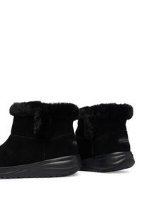 skechers - Skechers Botki On-The-Go Stellar 144775/BBK Czarny. Kolor: czarny. Materiał: skóra, zamsz #2