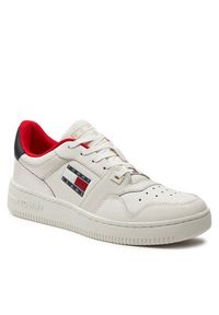 Tommy Jeans Sneakersy Tjw Retro Basket EN0EN02206 Écru. Materiał: skóra #6