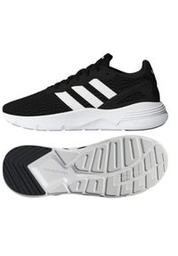 Adidas - Buty adidas Nebzed M GX4275 czarne. Okazja: na co dzień. Kolor: czarny. Materiał: syntetyk, materiał, guma. Szerokość cholewki: normalna
