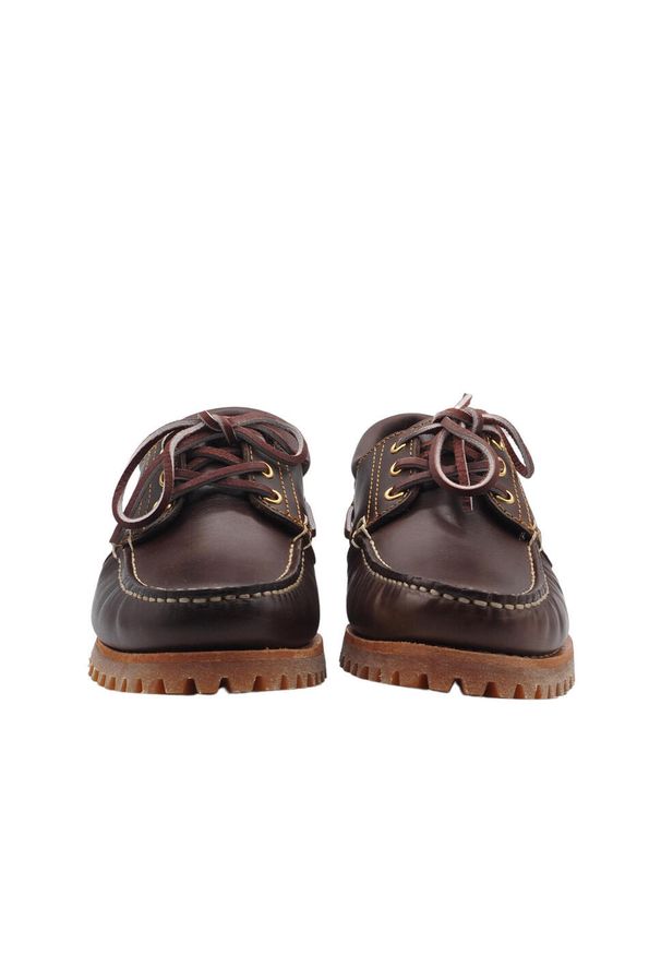 Timberland - Buty Eleganckie Autentyczne 3 Oczka Lug Md Brązowe Dorosłych. Okazja: na co dzień. Kolor: brązowy