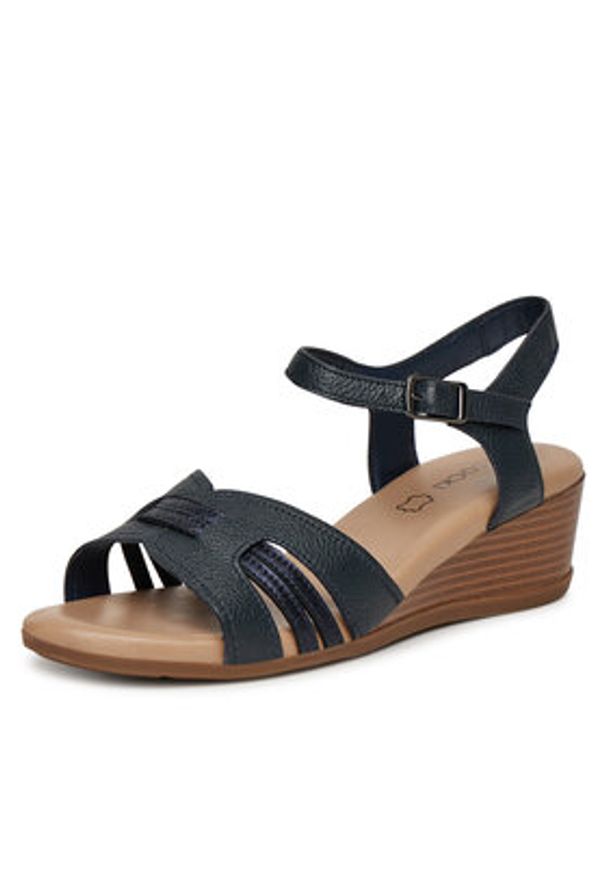 Lasocki Sandały WB-ELIA-02 Granatowy. Kolor: niebieski. Materiał: skóra