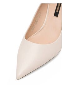 Gino Rossi - GINO ROSSI Czółenka ZOFIA-V1681-21-2 Écru. Kolor: kremowy. Materiał: skóra. Obcas: na szpilce #4