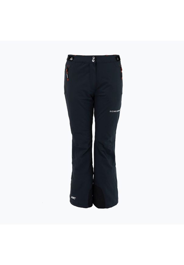 Bergson - Spodnie narciarskie damskie BERGSON Trophy Stx jet. Kolor: czarny. Sezon: zima. Sport: narciarstwo