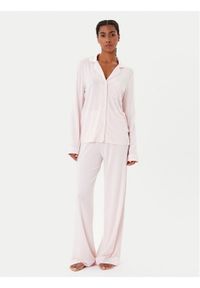 Guess Piżama O4BX07 KCIN2 Różowy Regular Fit. Kolor: różowy