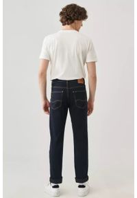 Lee - LEE BROOKLYN STRAIGHT MĘSKIE SPODNIE JEANSOWE BLUE BLACK L45271HH