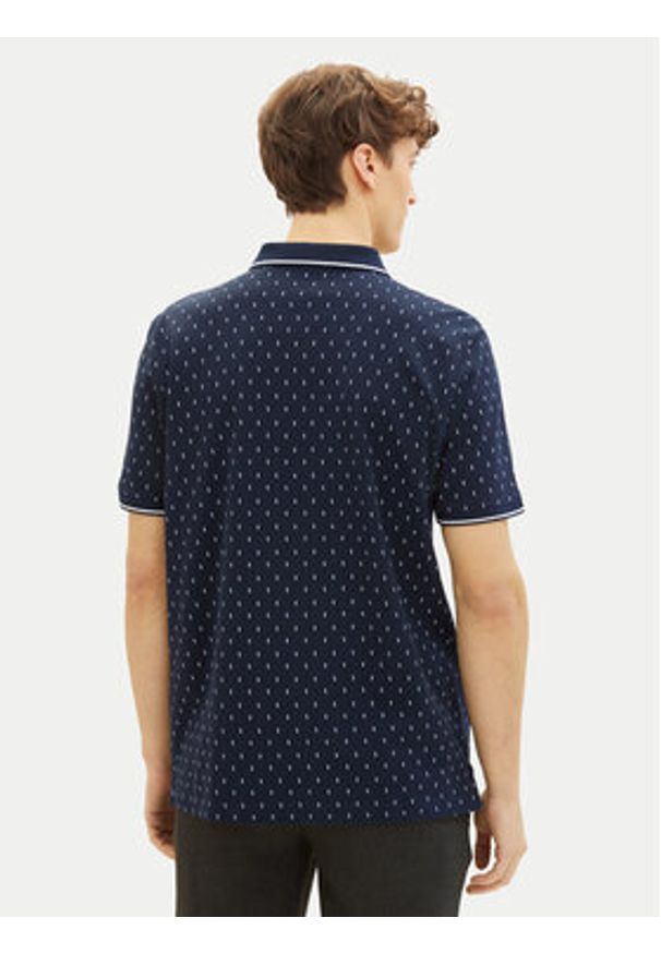 Tom Tailor Denim Polo 1040465 Granatowy Regular Fit. Typ kołnierza: polo. Kolor: niebieski. Materiał: bawełna