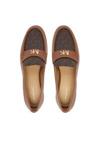 MICHAEL Michael Kors Loafersy Lec Loafer 40F5LXFP1B Brązowy. Kolor: brązowy. Materiał: skóra #5
