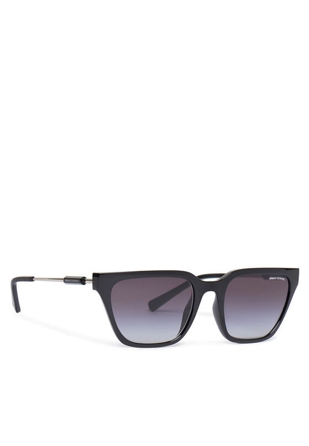 Armani Exchange Okulary przeciwsłoneczne 0AX4158S 81588G Czarny. Kolor: czarny