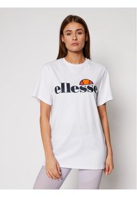 Ellesse T-Shirt Albany SGS03237 Biały Regular Fit. Kolor: biały. Materiał: bawełna