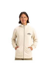 Quiksilver - Bluza na zamek dla Mężczyzn SIMPLE SURF Biały. Typ kołnierza: kołnierzyk stójkowy. Kolor: biały. Materiał: bawełna, poliester, dzianina. Długość rękawa: długi rękaw. Długość: długie