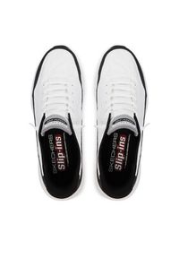 skechers - Skechers Sneakersy Slip-ins Contour Foam - Cozy Fit Golden Hour 232619/WBK Biały. Kolor: biały. Materiał: materiał #4