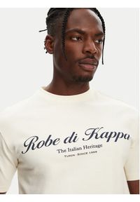 Robe di Kappa T-Shirt Robe Giovani Tozeur 61151CW Écru Regular Fit. Materiał: bawełna