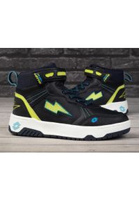 LOTTO - Buty sportowe dziecięce Lotto MELCO. Kolor: wielokolorowy, niebieski, czarny, zielony. Sport: turystyka piesza #2