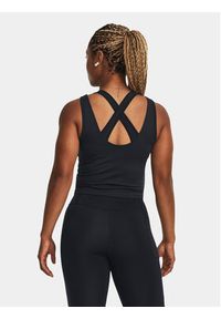 Under Armour Top Motion Tank 1379046-001 Czarny Fitted Fit. Kolor: czarny. Materiał: syntetyk