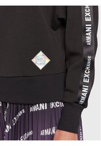 Armani Exchange Bluza 3RYM72 YJCSZ 1200 Czarny Relaxed Fit. Kolor: czarny. Materiał: bawełna