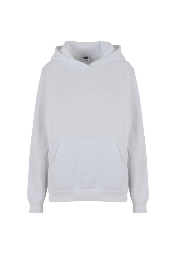 Bluza damska z kapturem Urban Classics Loose Light Brushed. Typ kołnierza: kaptur. Kolor: biały