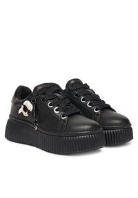 Karl Lagerfeld - KARL LAGERFELD Sneakersy KL42376T Czarny. Kolor: czarny. Materiał: skóra #3