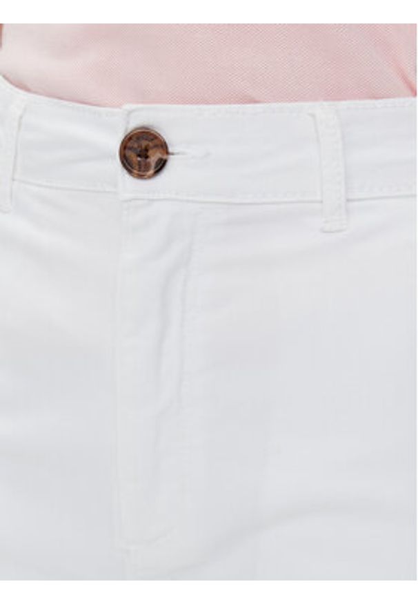 U.S. Polo Assn. Szorty materiałowe WUP1121 Biały Regular Fit. Kolor: biały. Materiał: bawełna