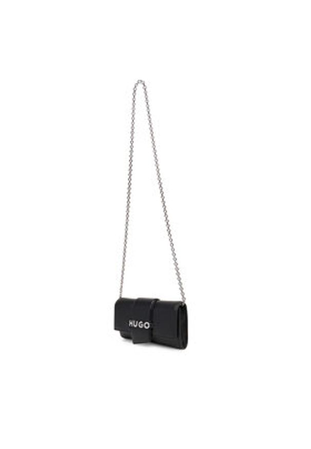 Hugo - HUGO Torebka 50547057 Czarny. Kolor: czarny. Materiał: skórzane