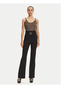 Morgan Top 251-DIDOA Zielony Slim Fit. Kolor: zielony. Materiał: wiskoza #3