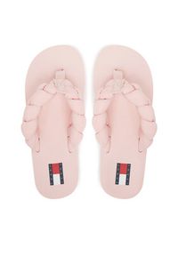 Tommy Jeans Japonki Braided Thong Beach Sandal EN0EN02877 Różowy. Kolor: różowy. Materiał: materiał #3