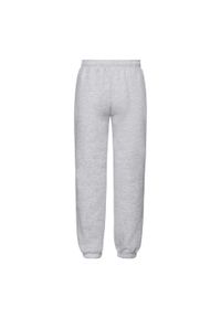 FRUIT OF THE LOOM - Spodnie Do Biegania Dla Dzieci/dzieci Premium Heather Z Elastycznymi Mankietami. Kolor: szary. Sezon: lato. Sport: turystyka piesza