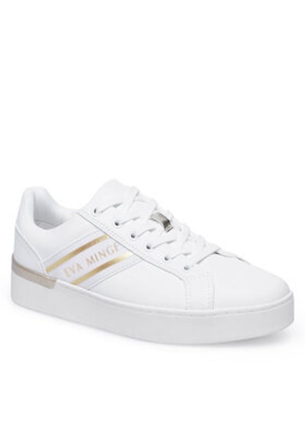 Eva Minge Sneakersy WYL3796-1 Biały. Kolor: biały. Materiał: materiał