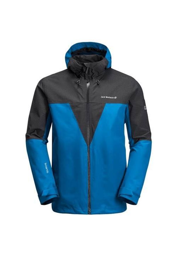 Kurtka wodoodporna Jack Wolfskin DNA Rhapsody. Kolor: niebieski. Materiał: syntetyk