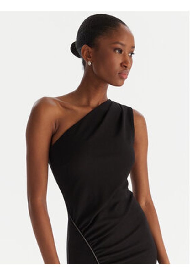 ACCESS FASHION Sukienka wieczorowa 54-3325-265 Czarny Slim Fit. Kolor: czarny. Materiał: syntetyk. Styl: wizytowy