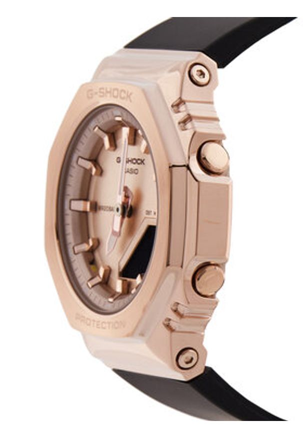 G-Shock Zegarek GM-S2110PG-1A4ER Różowy. Kolor: różowy. Materiał: syntetyk