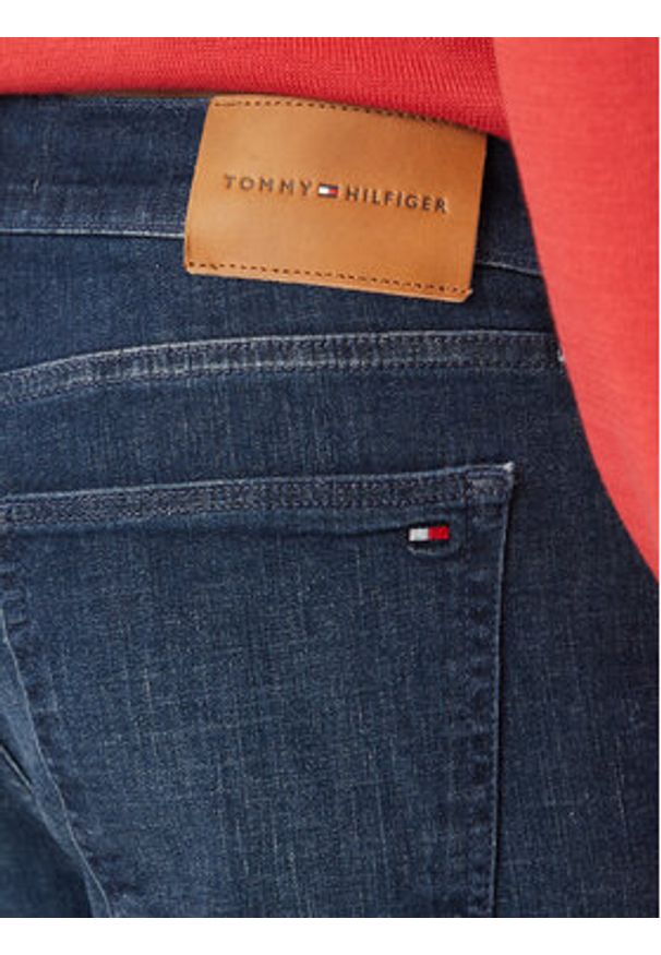 TOMMY HILFIGER - Tommy Hilfiger Jeansy Bleecker MW0MW43161 Granatowy Slim Fit. Kolor: niebieski