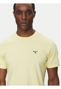 Barbour T-Shirt Essential Sports MTS0331YE36 Żółty Tailored Fit. Kolor: żółty. Materiał: bawełna #3