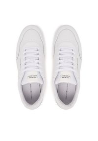 TOMMY HILFIGER - Tommy Hilfiger Sneakersy Th Basket Core Leather FM0FM05927 Biały. Kolor: biały. Materiał: skóra #6