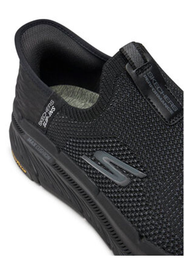 skechers - Skechers Sneakersy Max Cushioning Premier 2.0 - Advantageous 2 220839 BBK Czarny. Kolor: czarny. Materiał: materiał