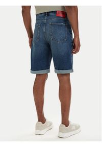 Hugo - HUGO Szorty jeansowe 50560386 Niebieski Tapered Fit. Kolor: niebieski. Materiał: bawełna #5