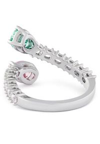 Swarovski Pierścionek 5737373 Srebrny. Materiał: metalowe. Kolor: srebrny #4