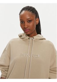 Pinko Bluza Skype 101685 A1N7 Beżowy Relaxed Fit. Kolor: beżowy. Materiał: bawełna #2