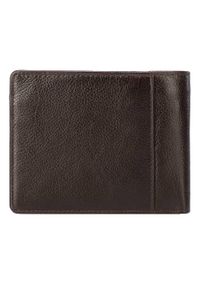 Wittchen - Męski portfel z RFID skórzany z dwoma suwakami z ochroną kart brązowy. Kolor: brązowy. Materiał: skóra #5