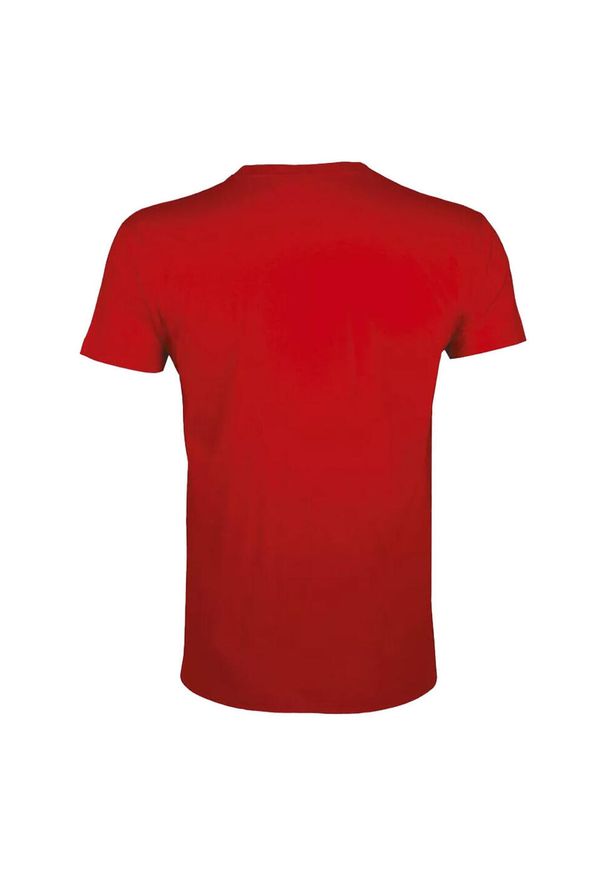 SOL'S - Koszulka Regent Slim Unisex Dla Dorosłych. Kolor: czerwony. Sport: turystyka piesza