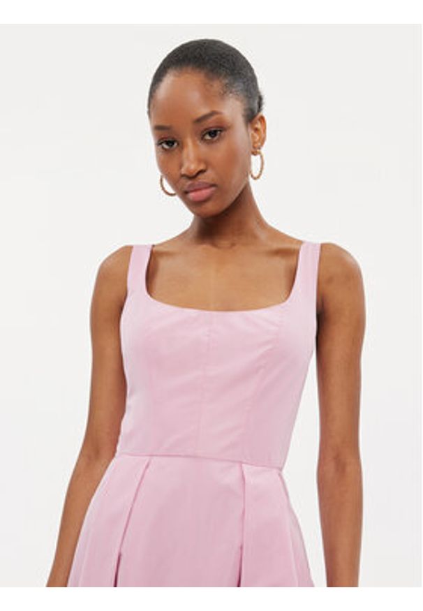 Pinko Sukienka wieczorowa Champagne 102778 Y3LE Różowy Regular Fit. Kolor: różowy. Materiał: syntetyk. Styl: wizytowy