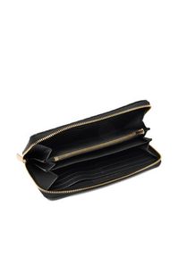 TOMMY HILFIGER - Tommy Hilfiger Portfel Lgr Za Mono AW0AW18036 Czarny. Kolor: czarny. Materiał: skóra
