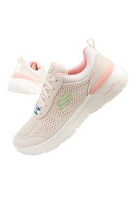 skechers - Buty sportowe sneakersy damskie Skechers Air Dynamight 2.0 beżowe. Kolor: beżowy. Sport: fitness