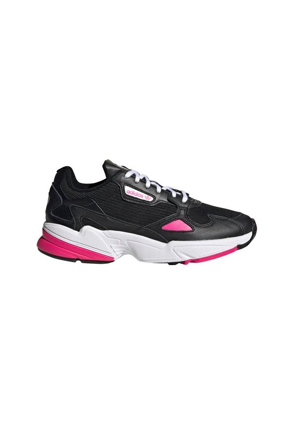 Adidas - Buty do chodzenia damskie, adidas Originals Falcon W. Kolor: czarny, różowy, wielokolorowy. Sport: turystyka piesza